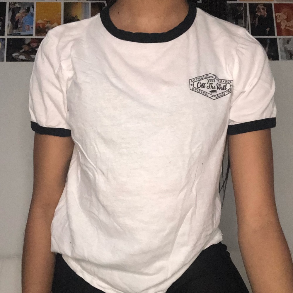White Vans Tee Shirt